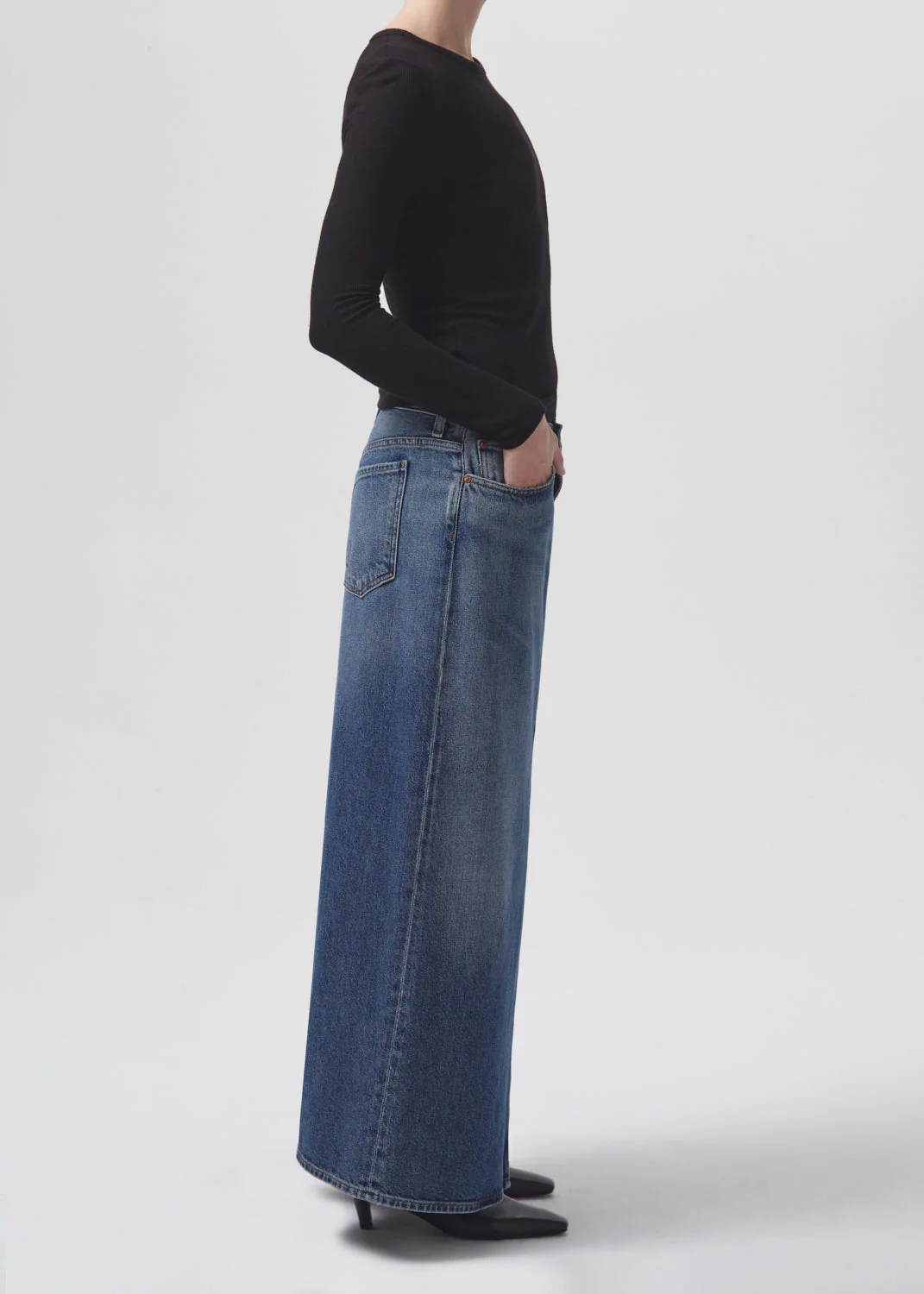 Agolde Leif Maxi Skirt in Swing - Image 3