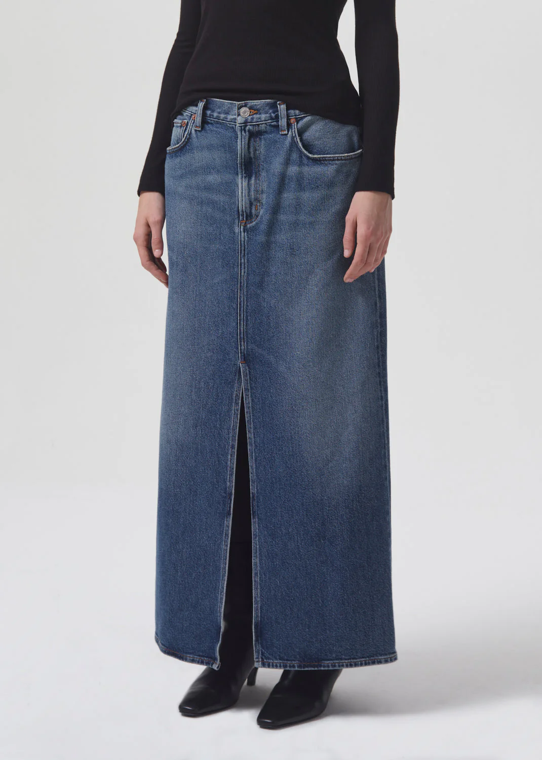Agolde Leif Maxi Skirt in Swing - Image 4
