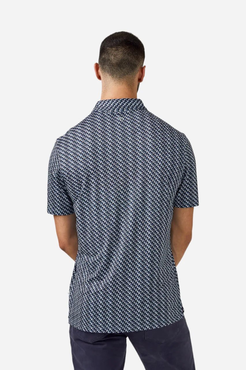 7 Diamonds Lima Polo in Black - Image 3