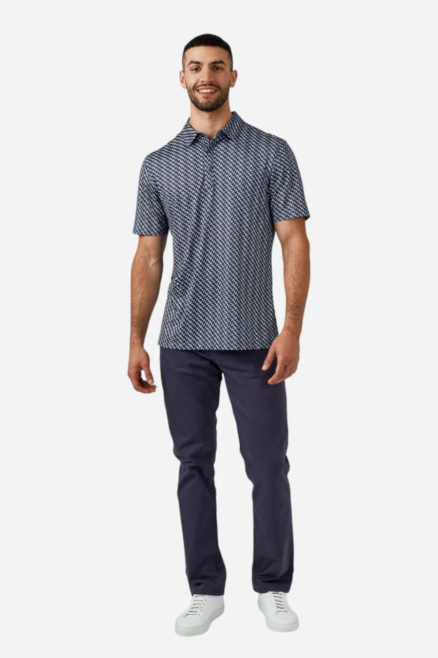 7 Diamonds Lima Polo in Black - Image 5