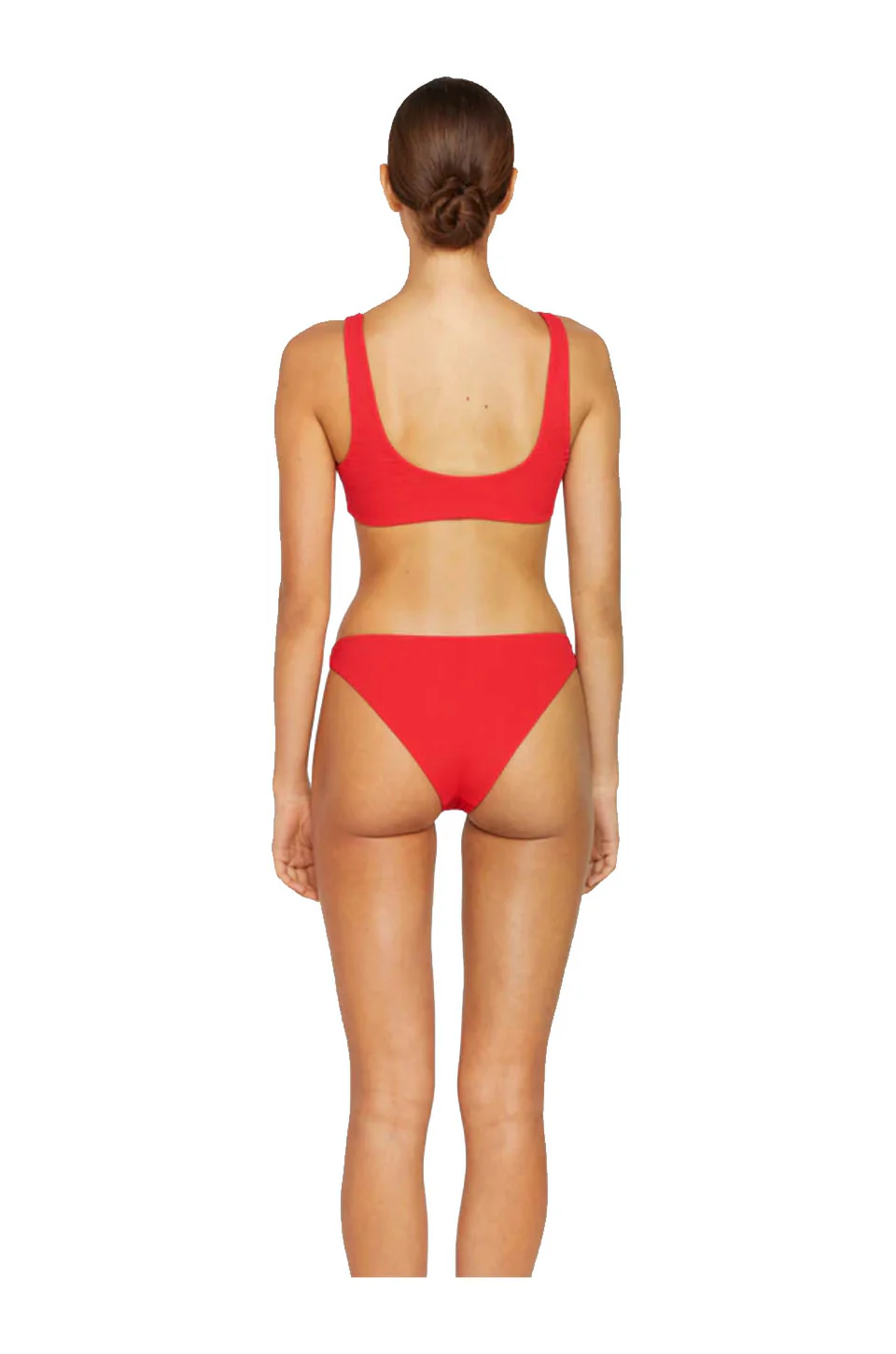 Mikoh Lona Bottoms In Ribbed Poppy - Image 2