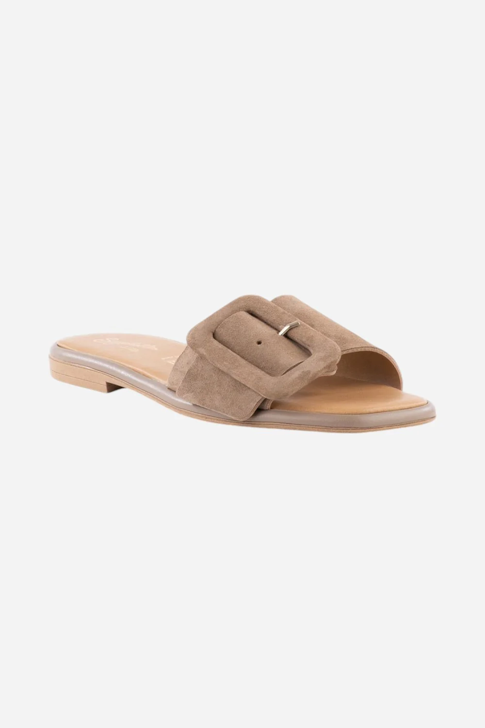Seychelles Manhattan Suede Slide in Taupe - Image 2
