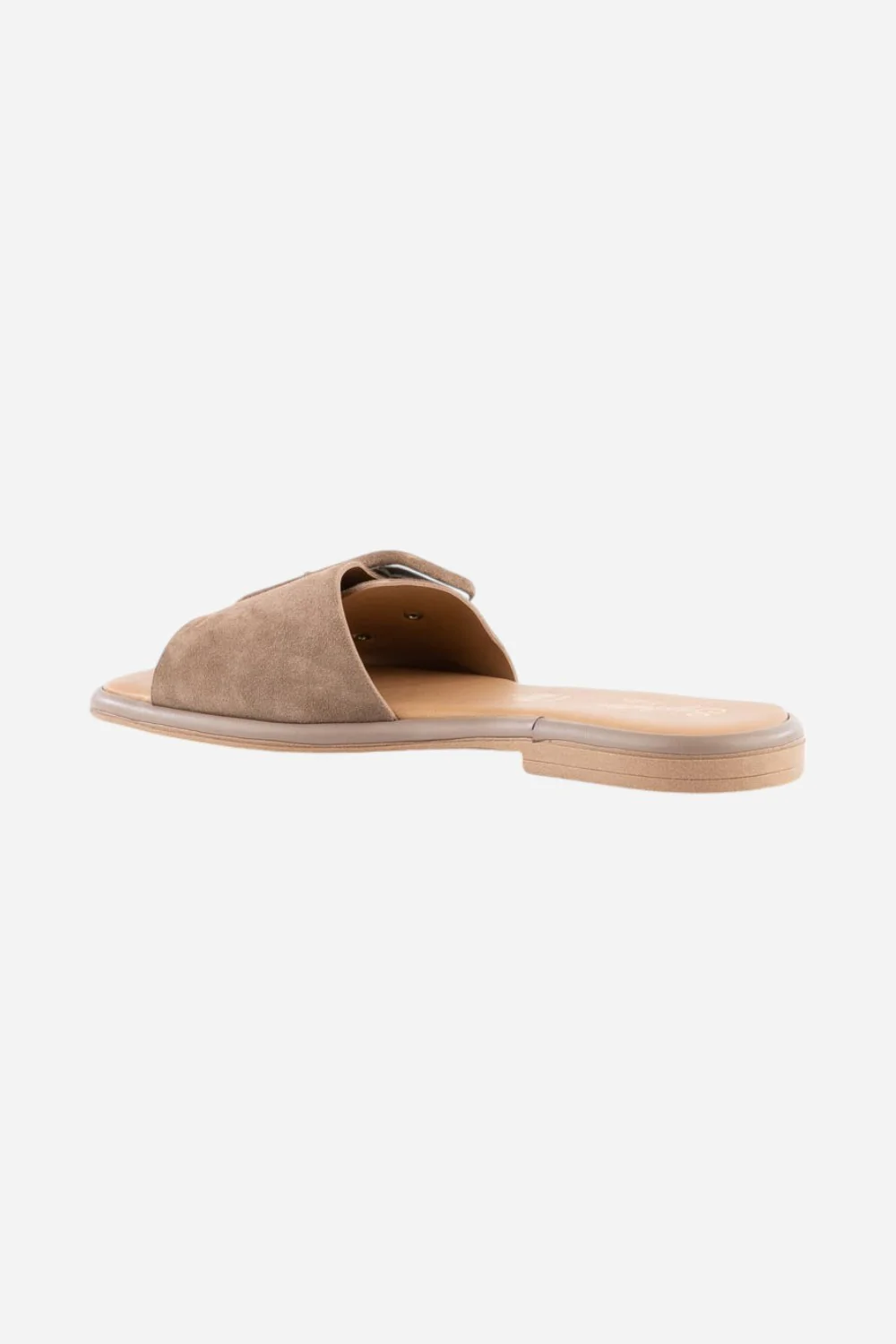 Seychelles Manhattan Suede Slide in Taupe - Image 3