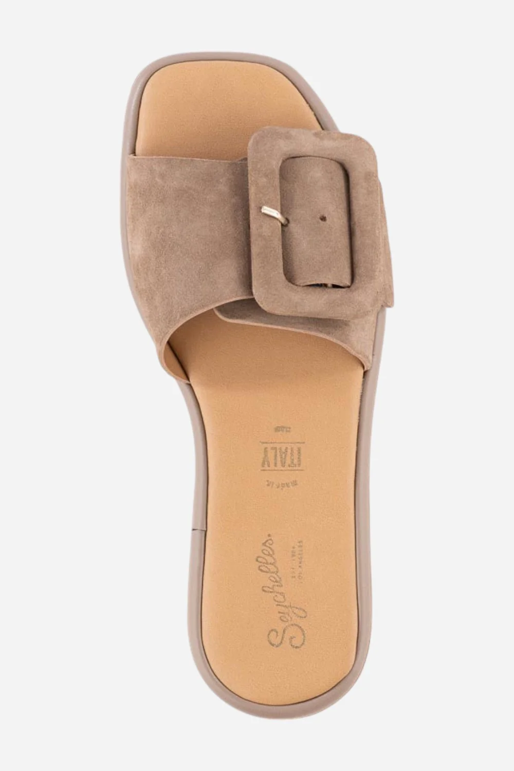 Seychelles Manhattan Suede Slide in Taupe - Image 4