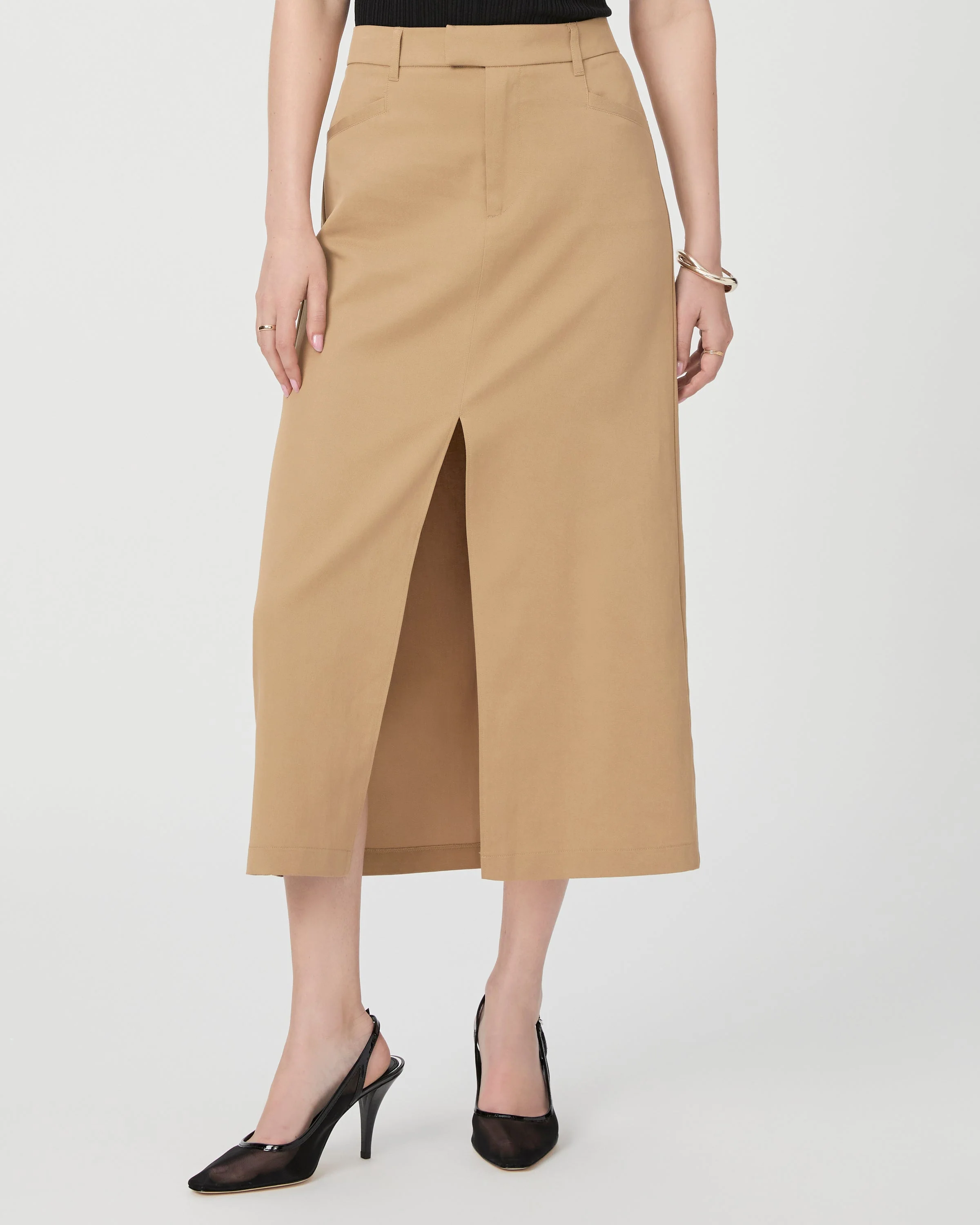 Paige Maureen Skirt in Sandstone - Image 2