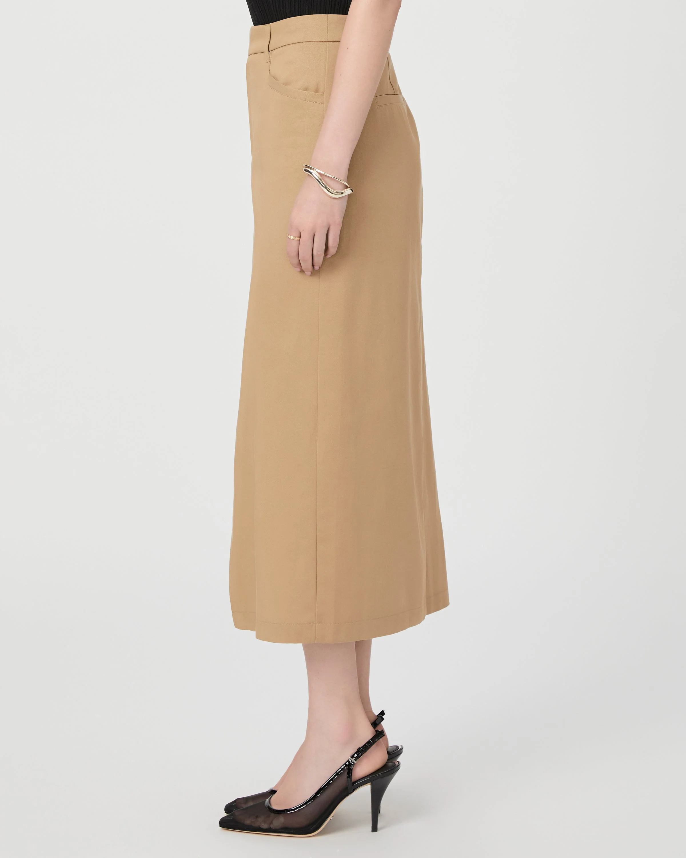 Paige Maureen Skirt in Sandstone - Image 3