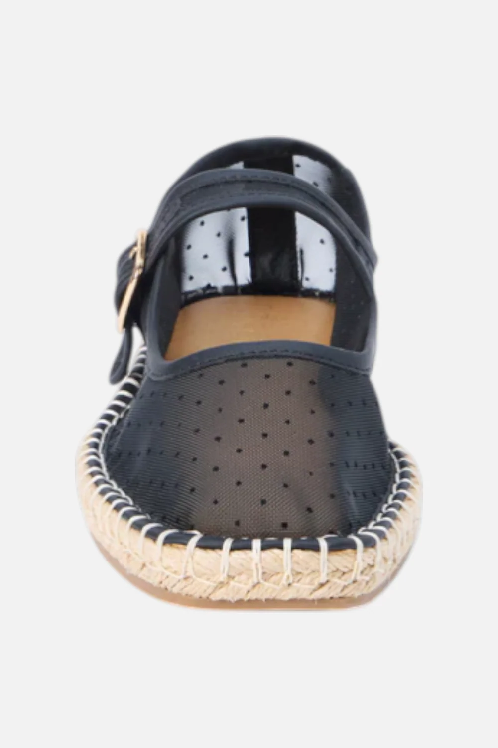 Mattisse Women's Meg Mary Jane Flat in Black Dot - Image 4