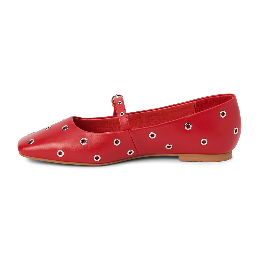 Matisse Mick Ballet Flat in Red - Image 2