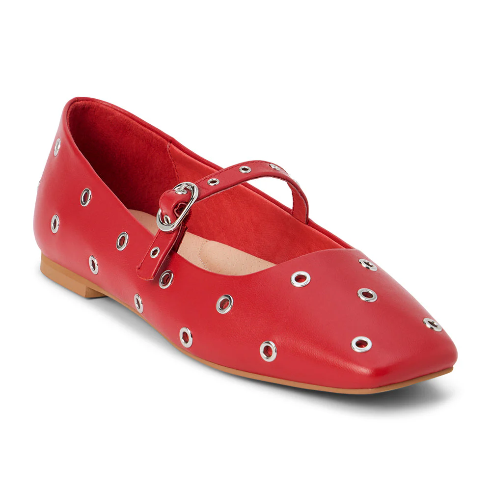 Matisse Mick Ballet Flat in Red - Image 3