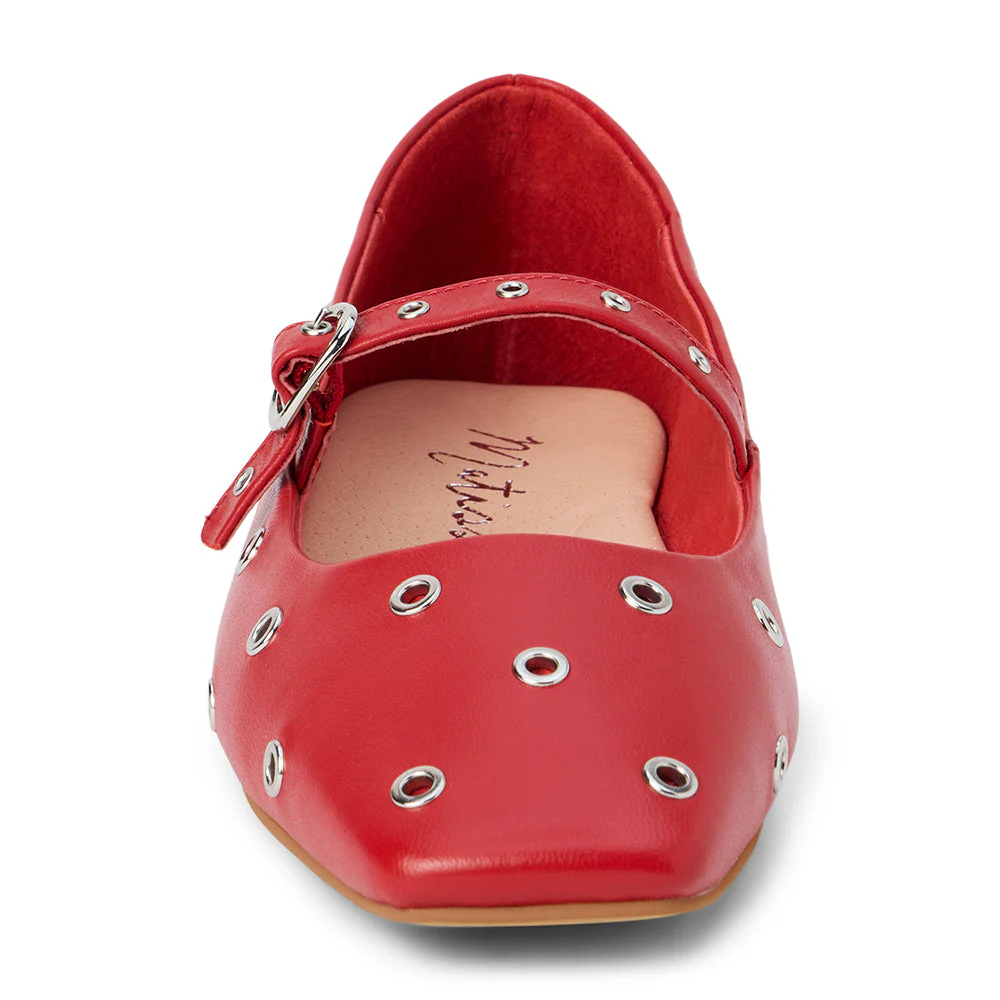 Matisse Mick Ballet Flat in Red - Image 4