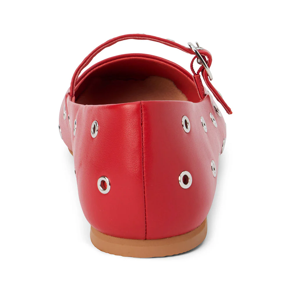 Matisse Mick Ballet Flat in Red - Image 5