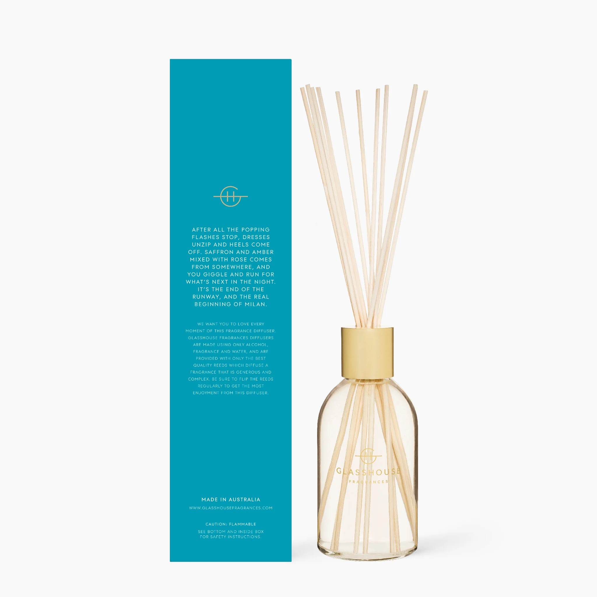Glasshouse Midnight In Milan Fragrance Diffuser, 8.4 Oz - Image 2