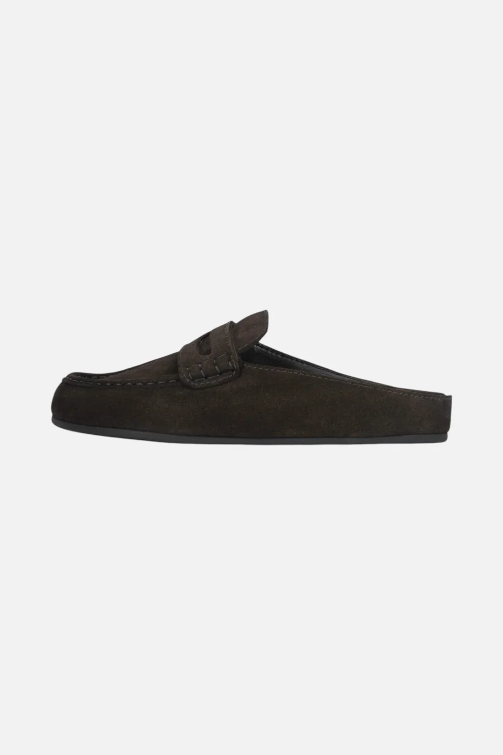 Jeffrey Campbell Women's Miles Loafer Mule in Brown Suede
