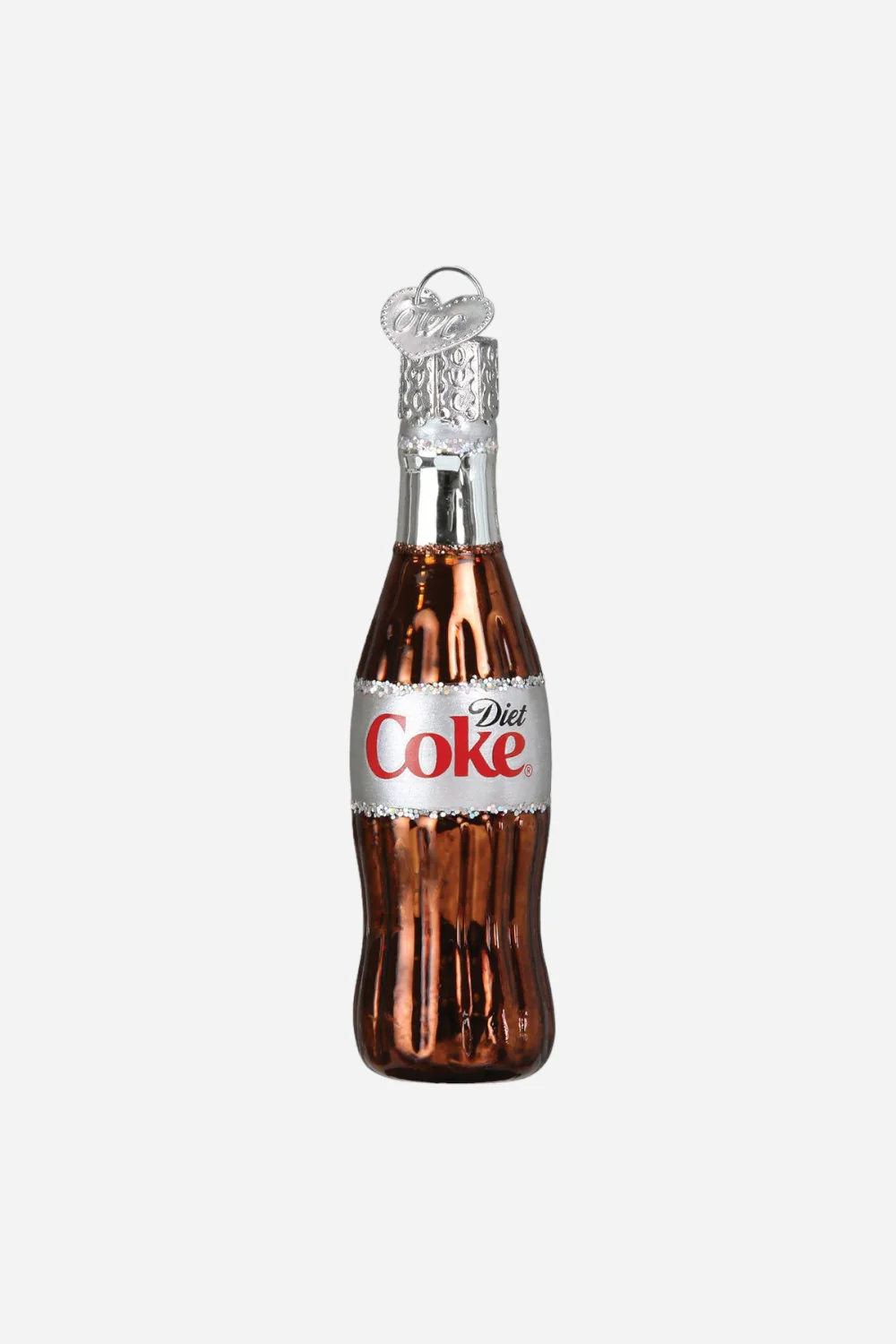 Christmas Mini Diet Coke Bottle Ornament
