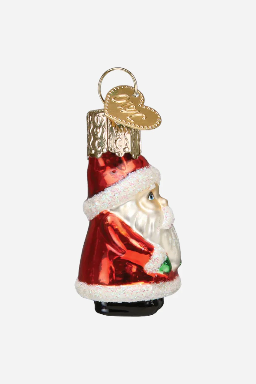 Old World Christmas Mini Santa Tree Ornament - Image 2