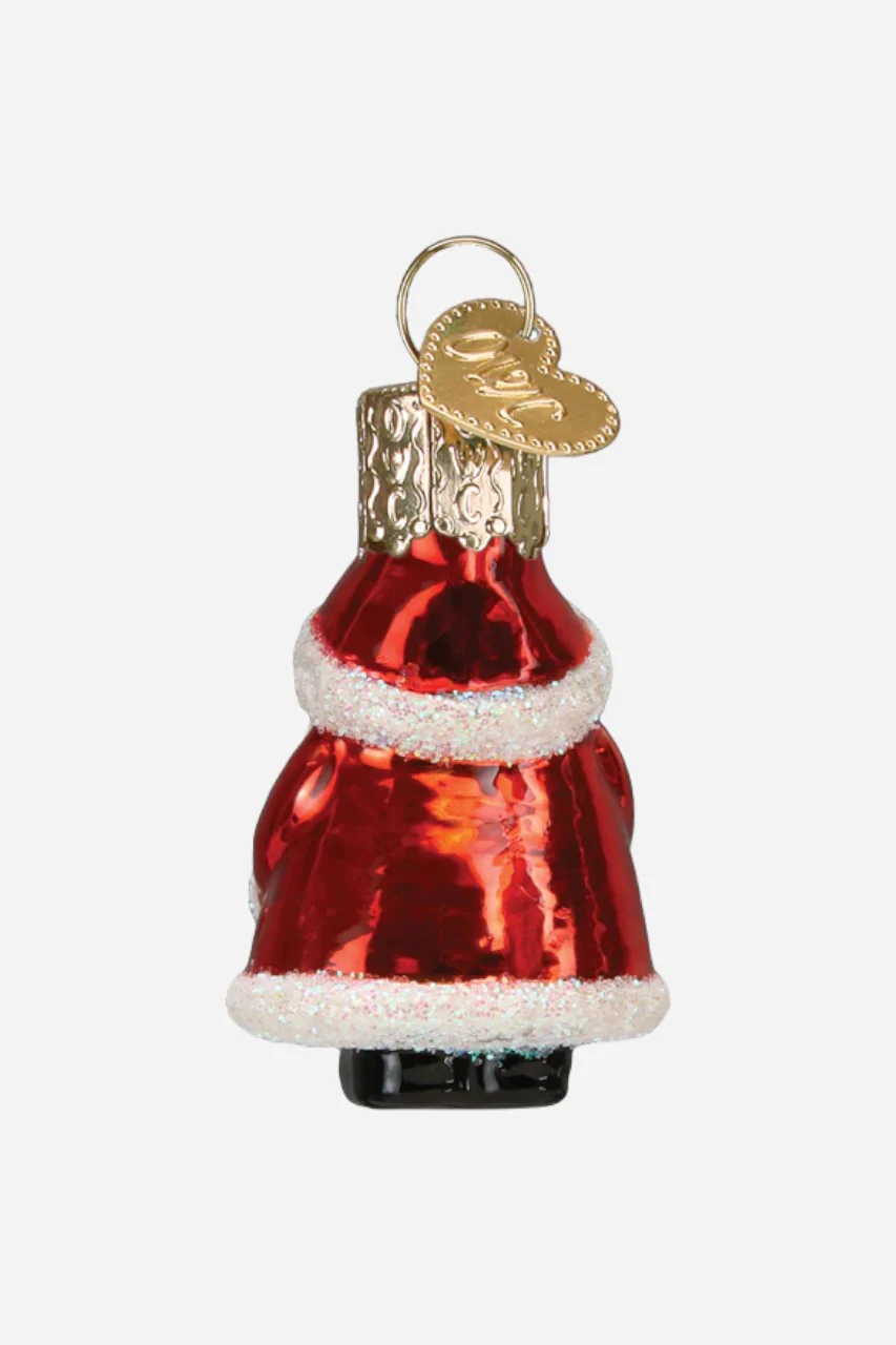 Old World Christmas Mini Santa Tree Ornament - Image 3