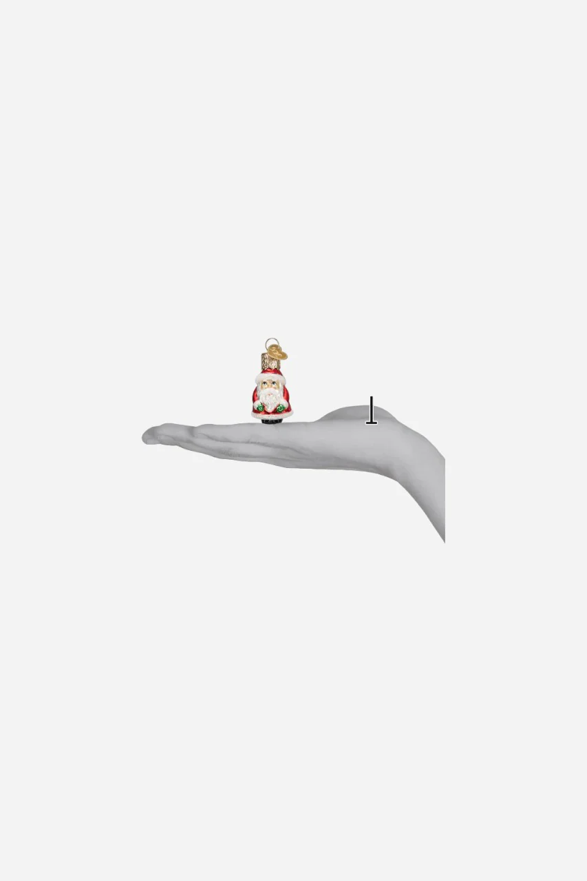 Old World Christmas Mini Santa Tree Ornament - Image 4