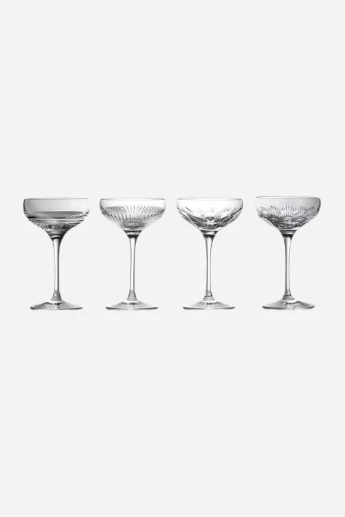 Waterford Mixology Mixed Coupe in Small - 6 Oz, Set of 4