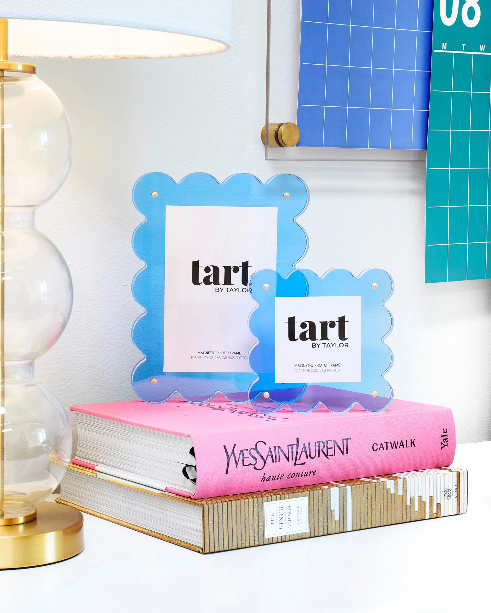Tart By Taylor Mini Acrylic Frame in Neon Blue - Image 3