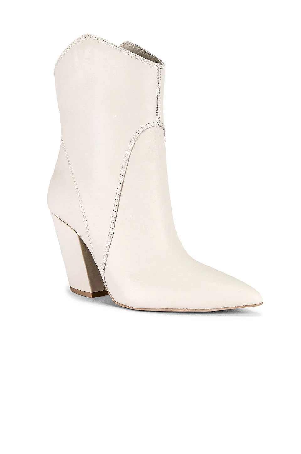 Dolce Vita Nestly Booties In Ivory Leather - Image 2