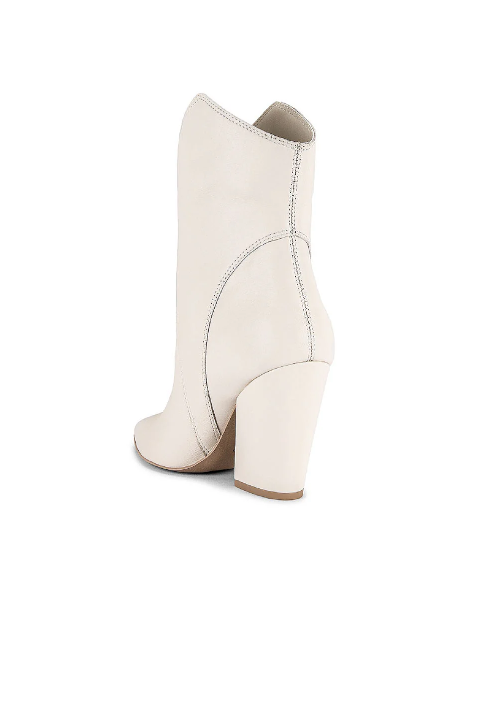 Dolce Vita Nestly Booties In Ivory Leather - Image 3
