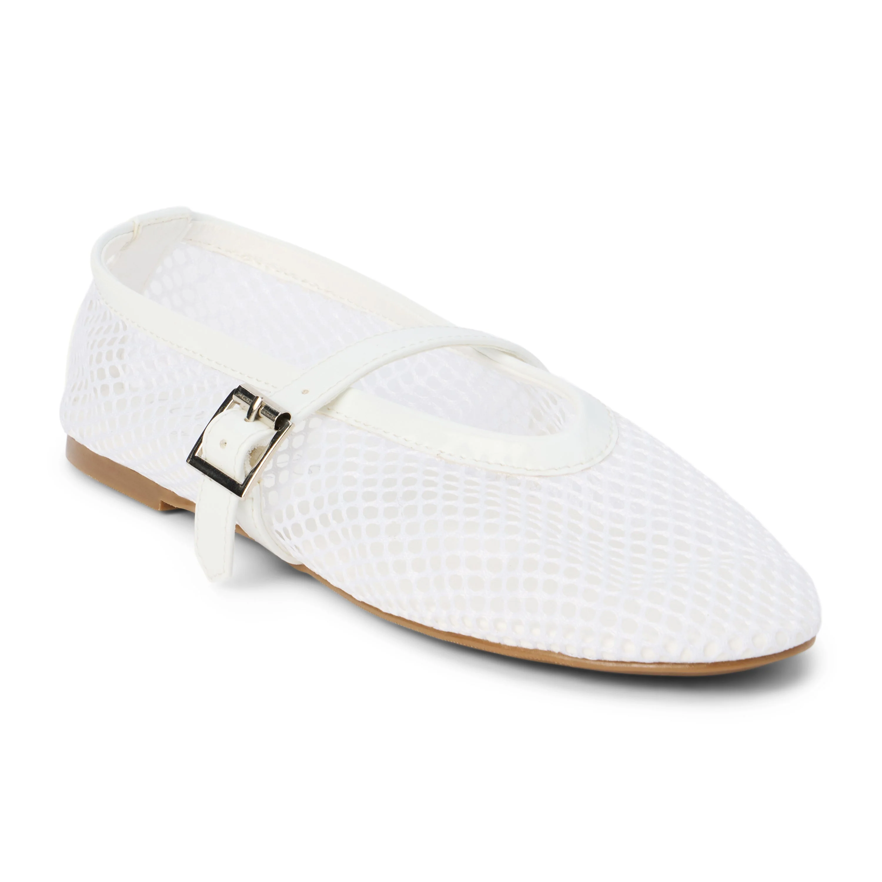 Matisse Nolita Ballet Flats in White - Image 3
