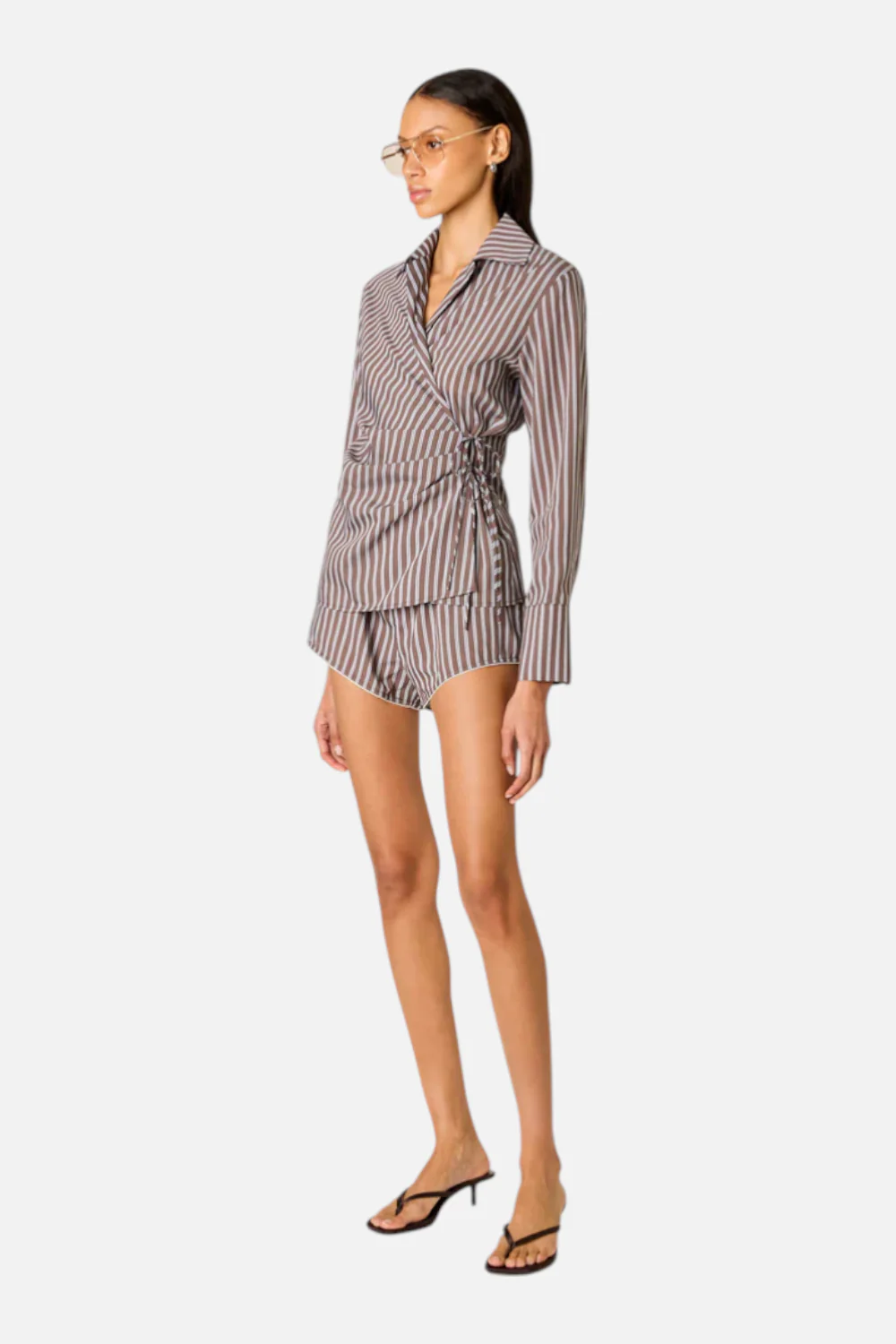NIA Women's Norman Short in Coffee - Image 2