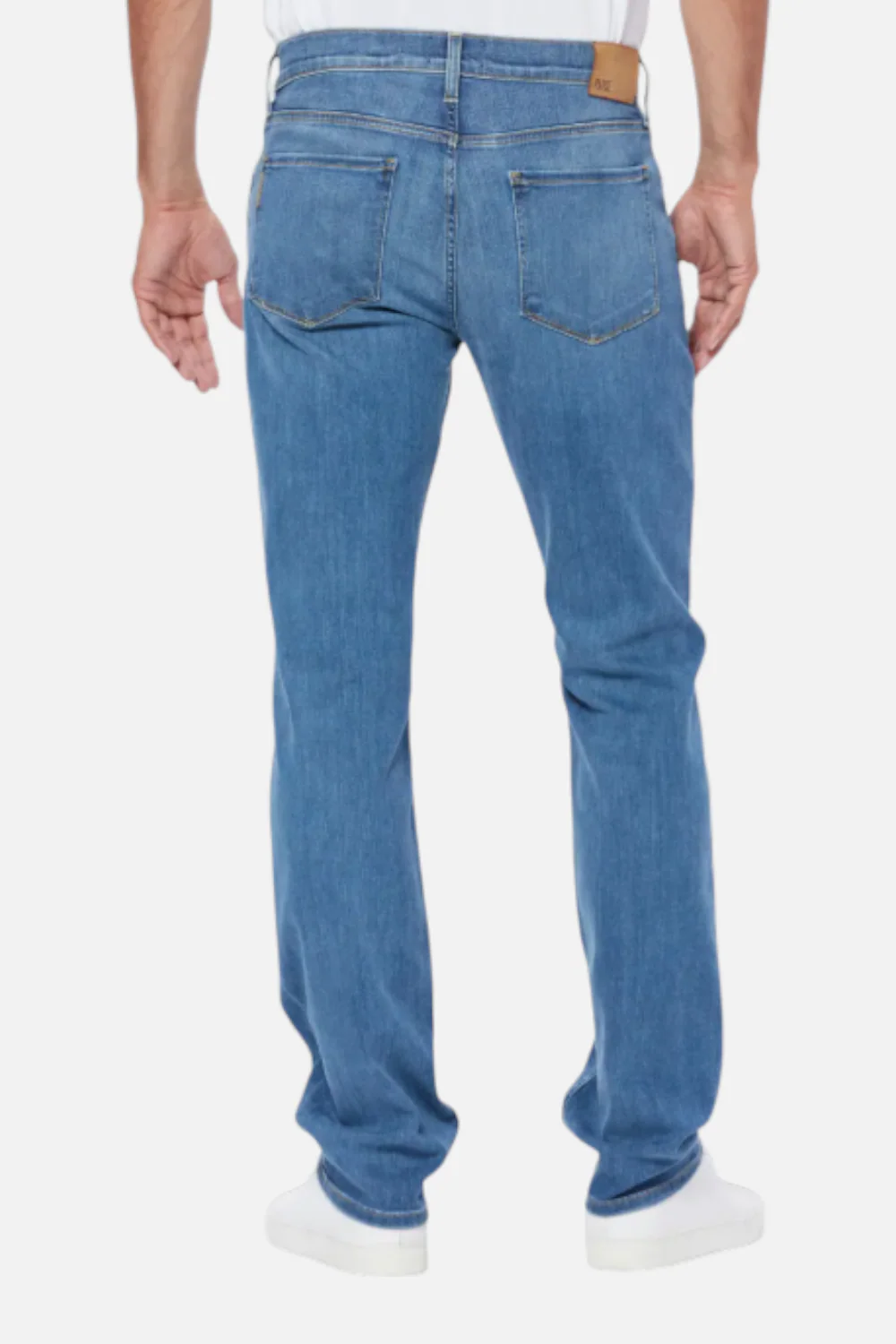 Paige Men's Transcend Normandie Straight Leg Jean in Cartwright - Image 3