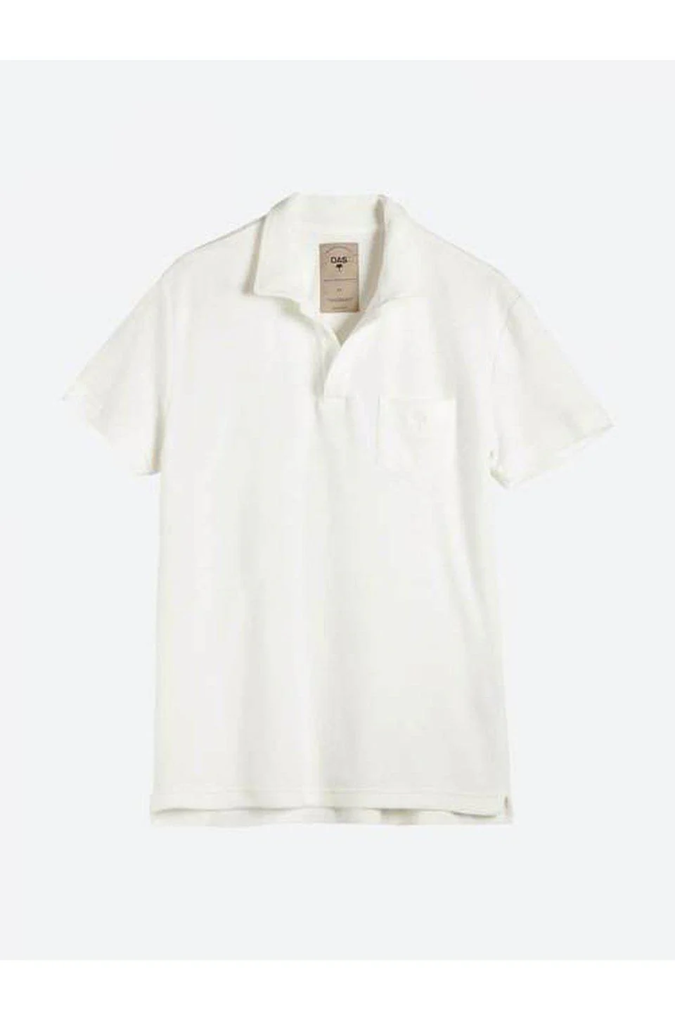 OAS Solid White Terry Shirt - Image 7