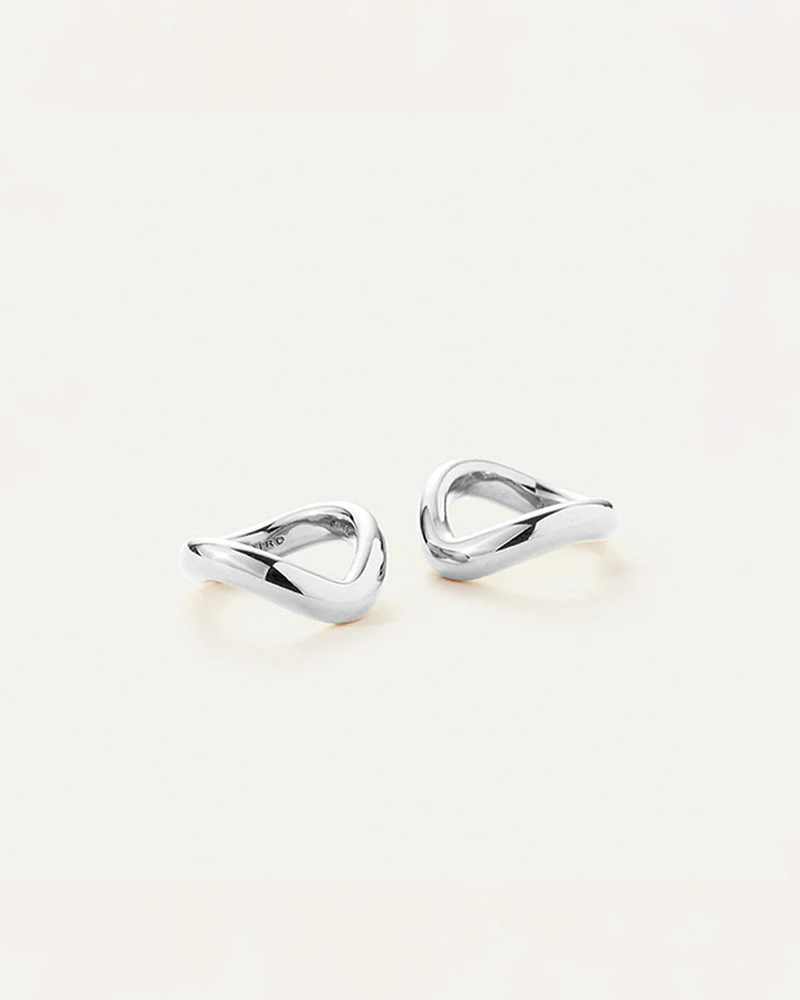 Jenny Bird Ola Ring Set in Sterling Silver - Size 7 - Image 2