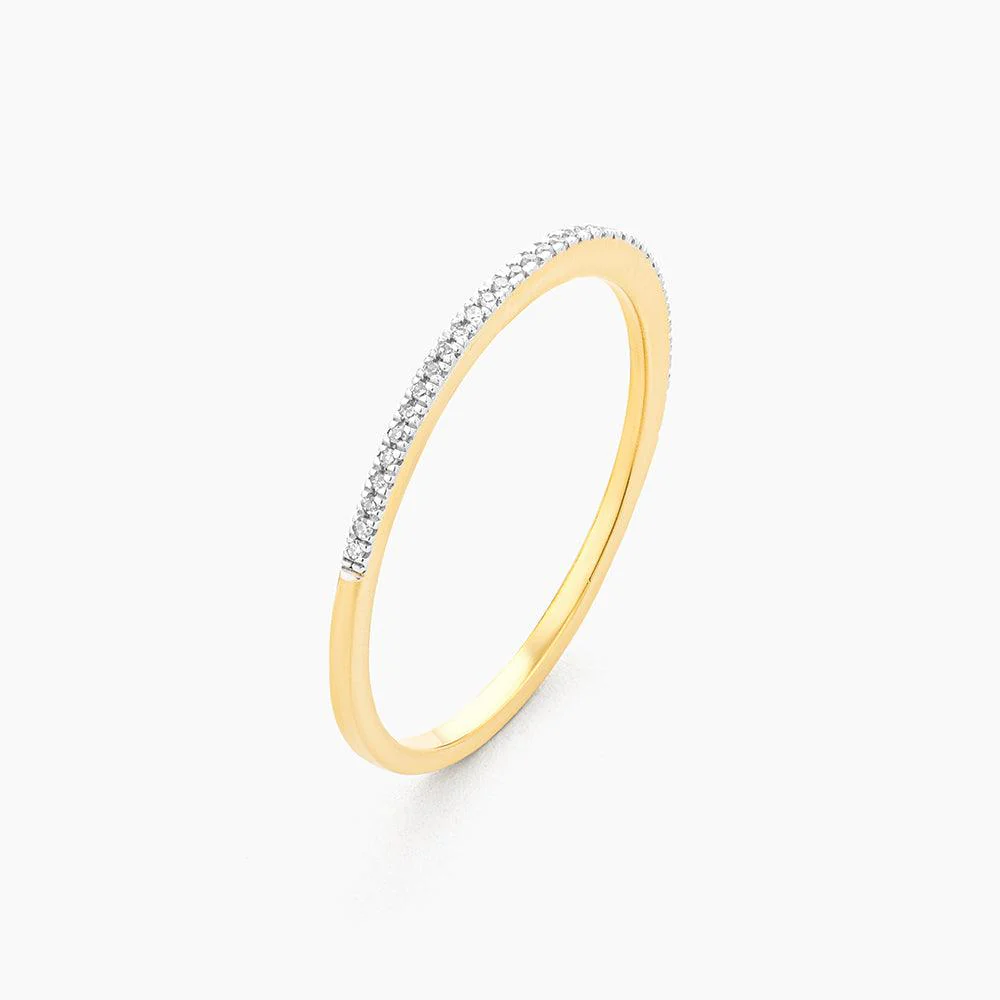 Ella Stein Oval Triple Stackable Ring Set in Gold - Size 5 - Image 7