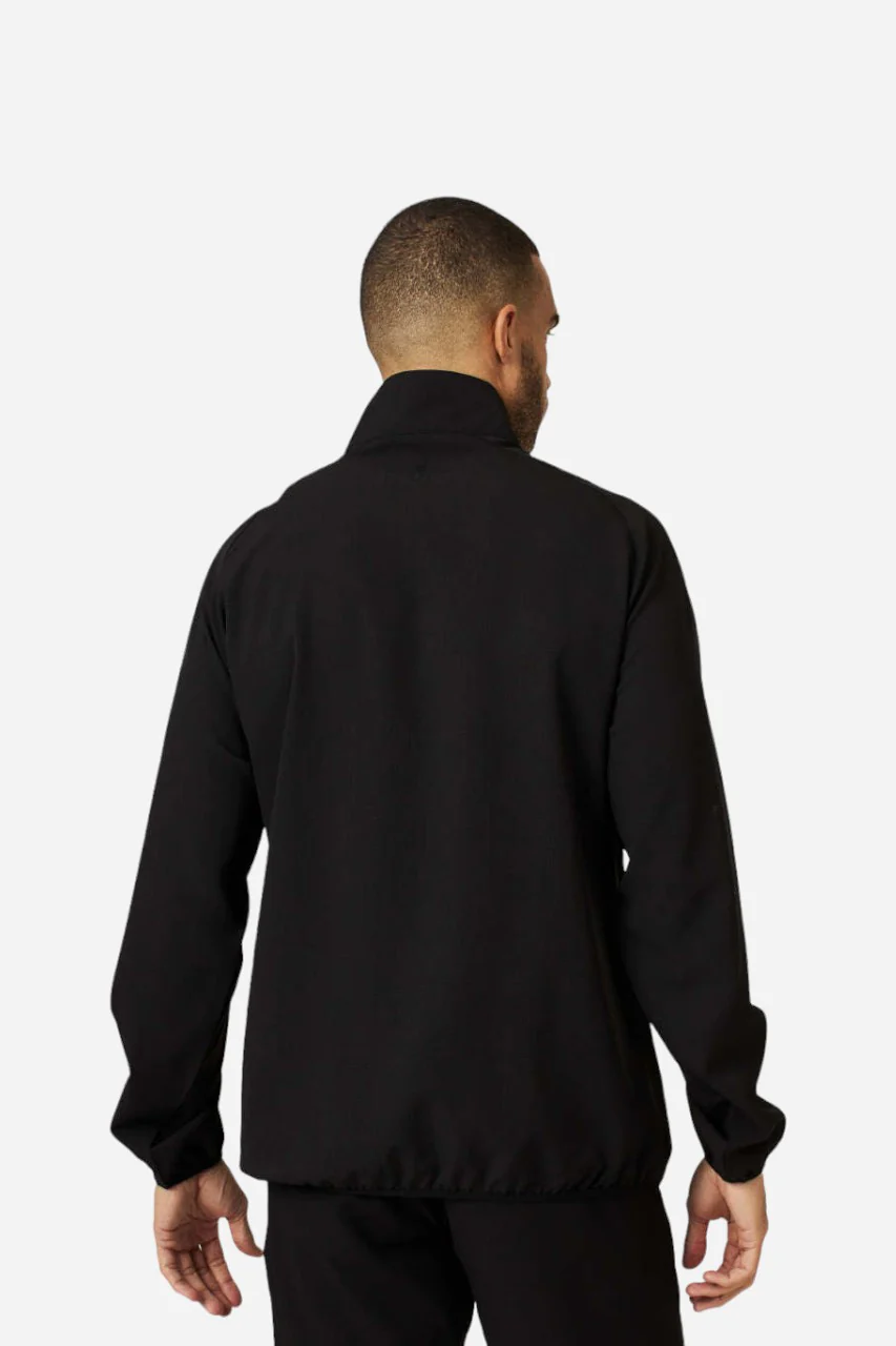 7 Diamonds Oxygenate Solid Quarter-Zip Pullover in Black - Image 4