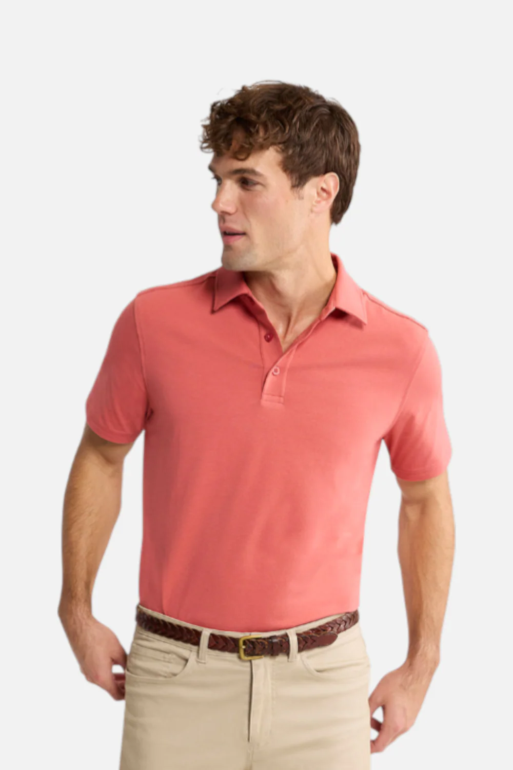 Fair Harbor Men's Pacific Polo in Red