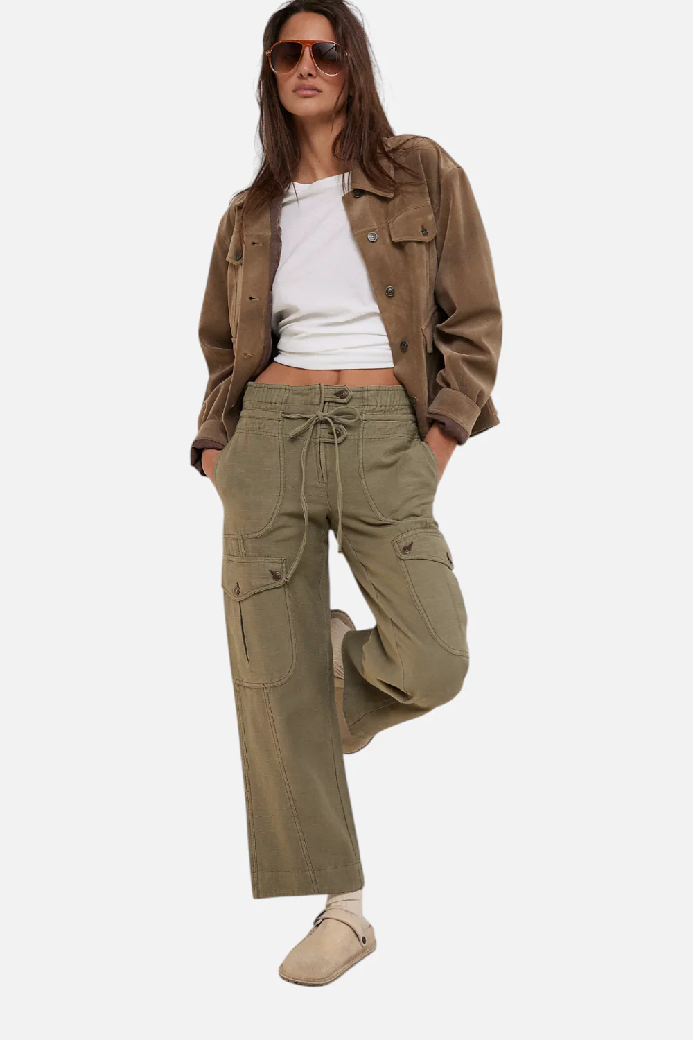 Free People Park Ave Pant in Adventurer