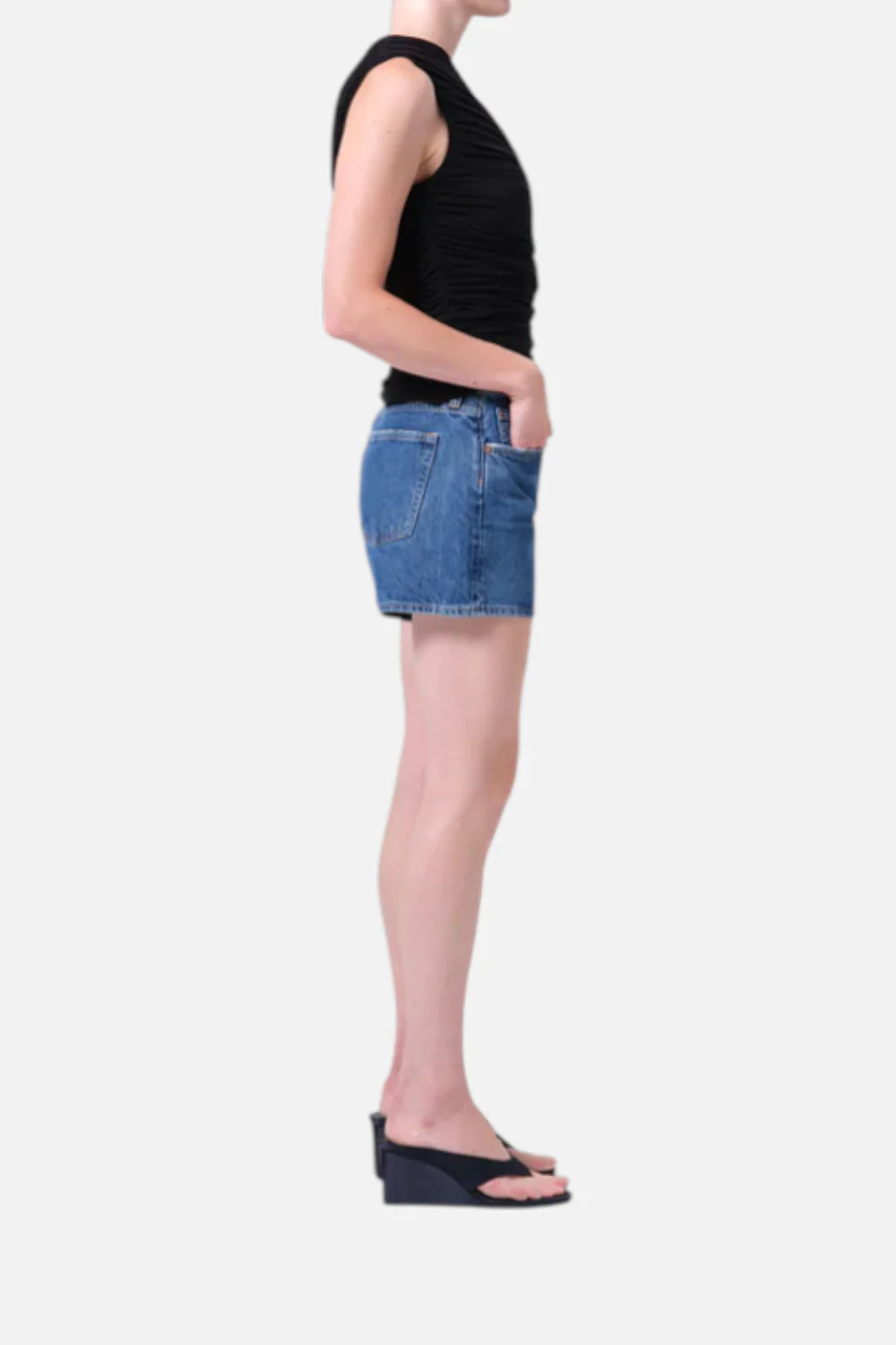 Agolde Women's Parker Long Short in Enamour - Image 2