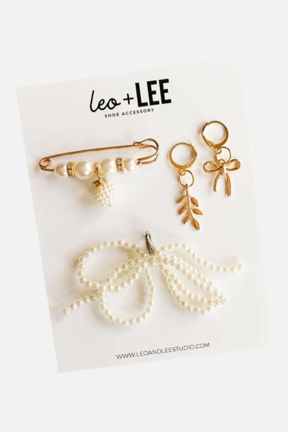 Leo & Lee Pearl & Gold Charm Sneaker Pack