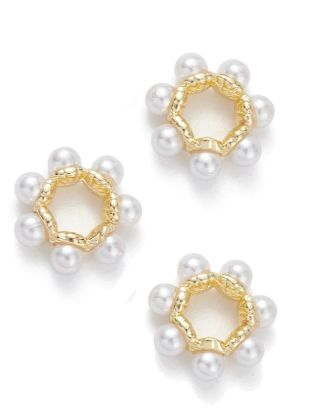 Farrah B Pearl Spacer Bead Charm - Image 2