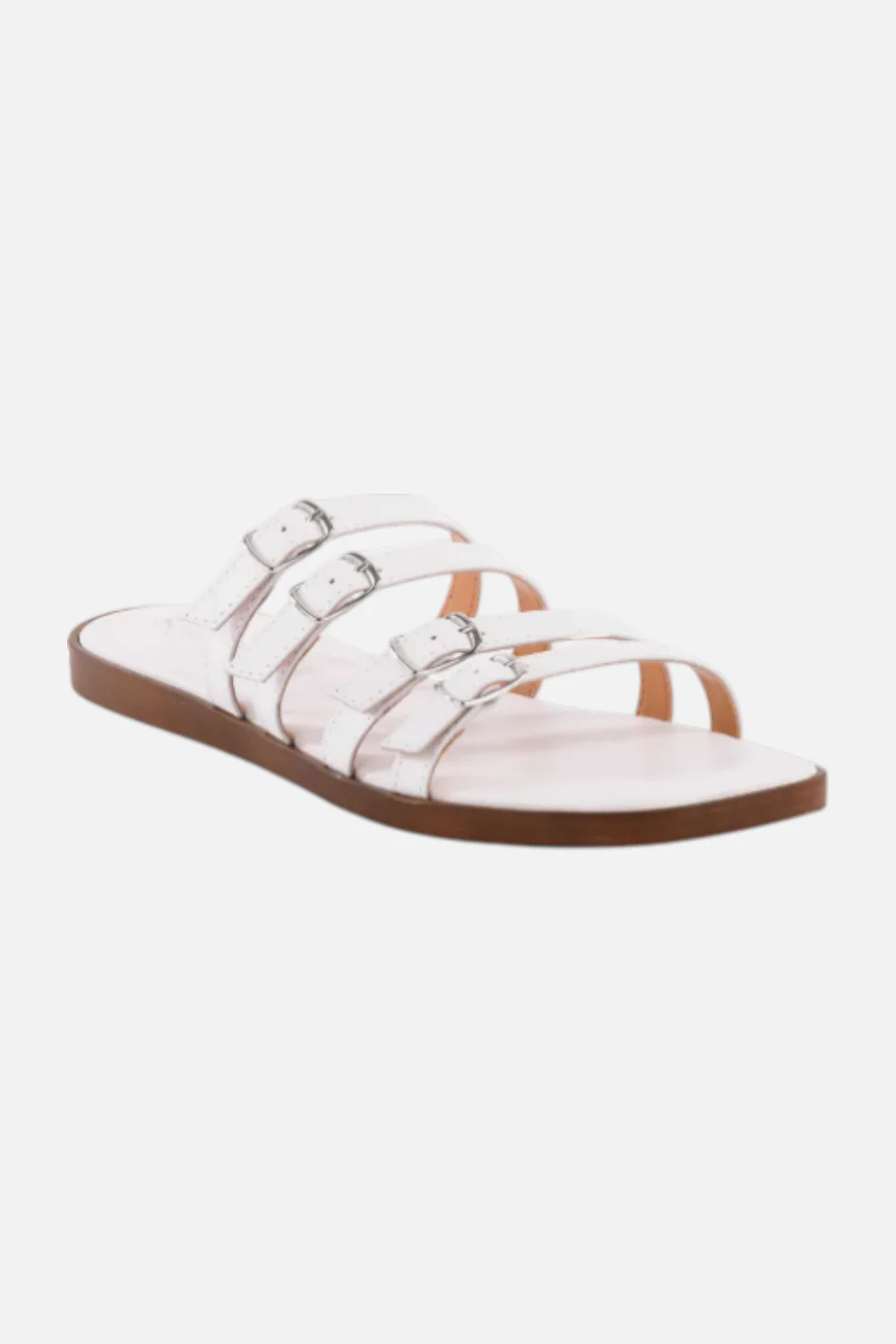 Seychelles Persuasion Strappy Sandal in Leather White - Image 2