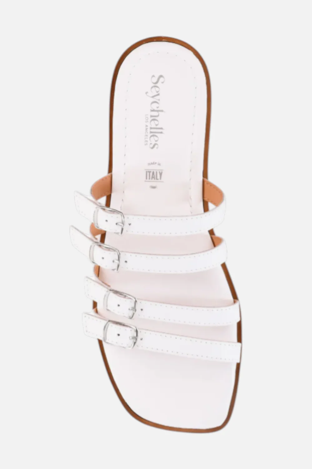 Seychelles Persuasion Strappy Sandal in Leather White - Image 4