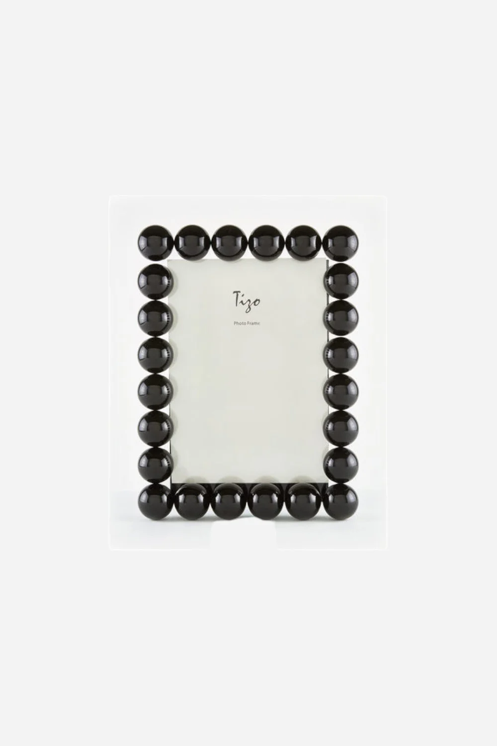 Tizo Black Crystal Glass Frame “Balls” - 5 x 7