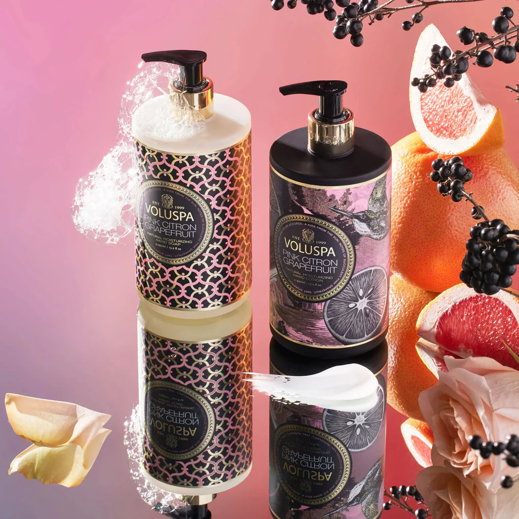 Voluspa Pink Citron Grapefruit Hand Lotion - Image 3