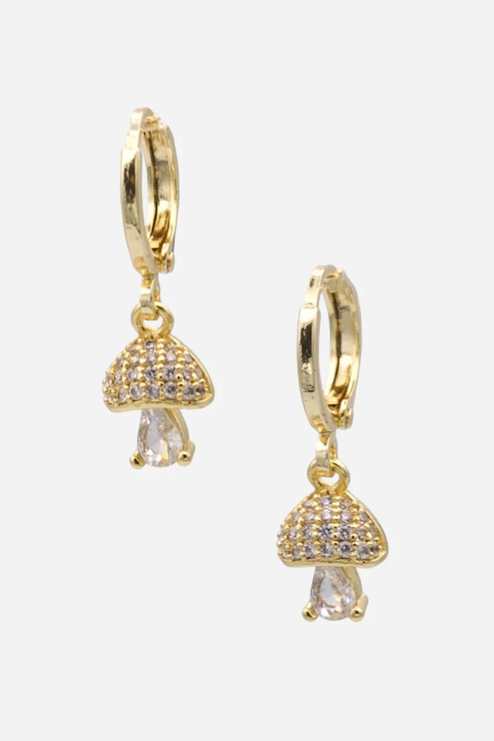 Farrah B Power Up Mushroom Huggie Earrings