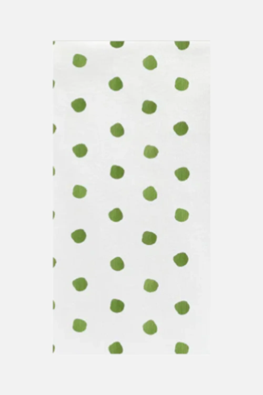 Vietri Papersoft Napkins Dot Guest Towels (Pack of 20) in Green