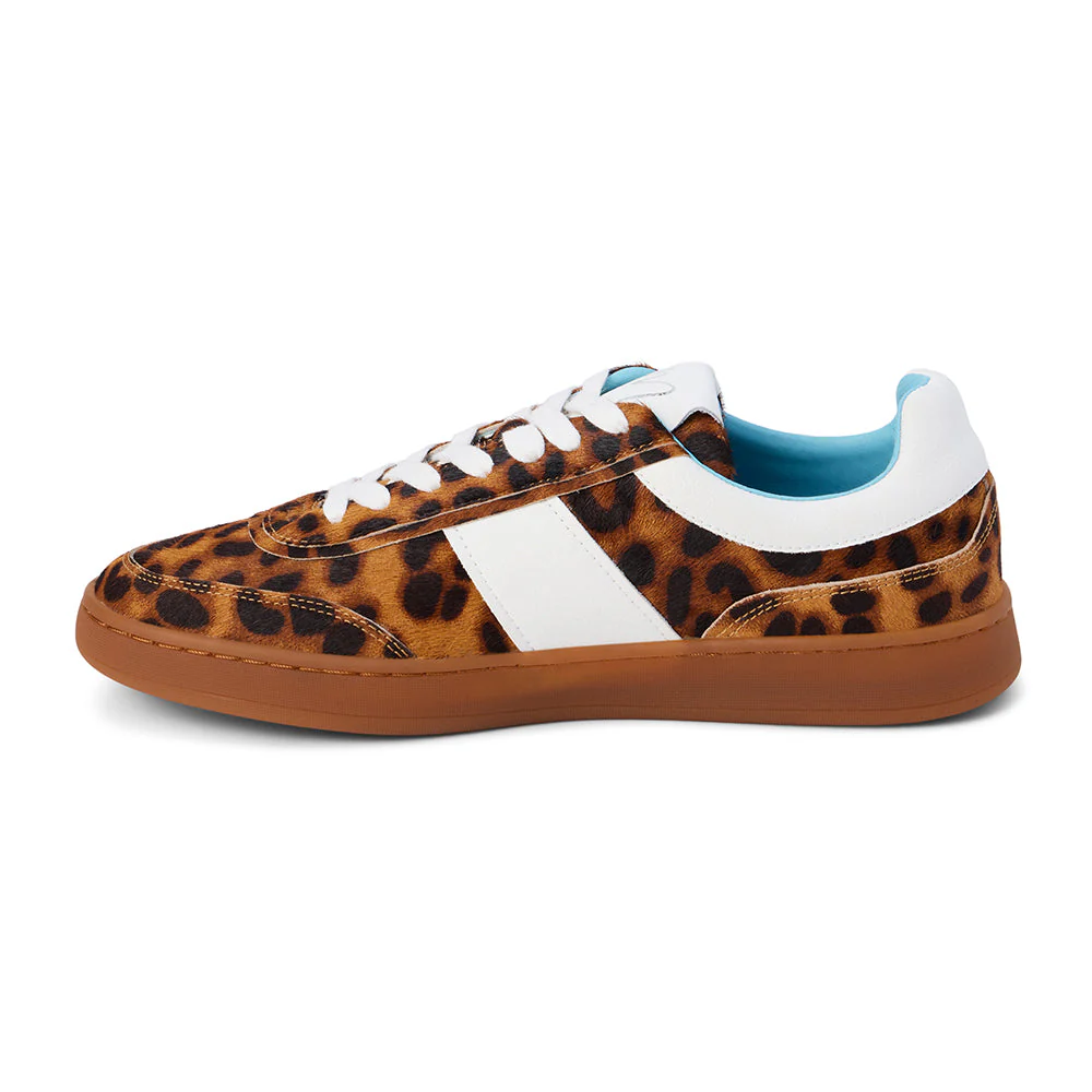 Matisse Quincy Low-Top Sneaker in Tan Leopard - Image 2