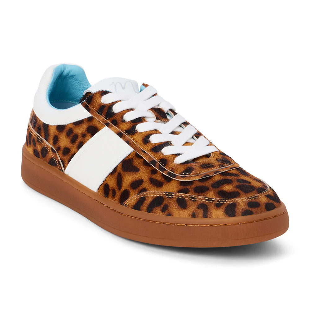 Matisse Quincy Low-Top Sneaker in Tan Leopard - Image 3