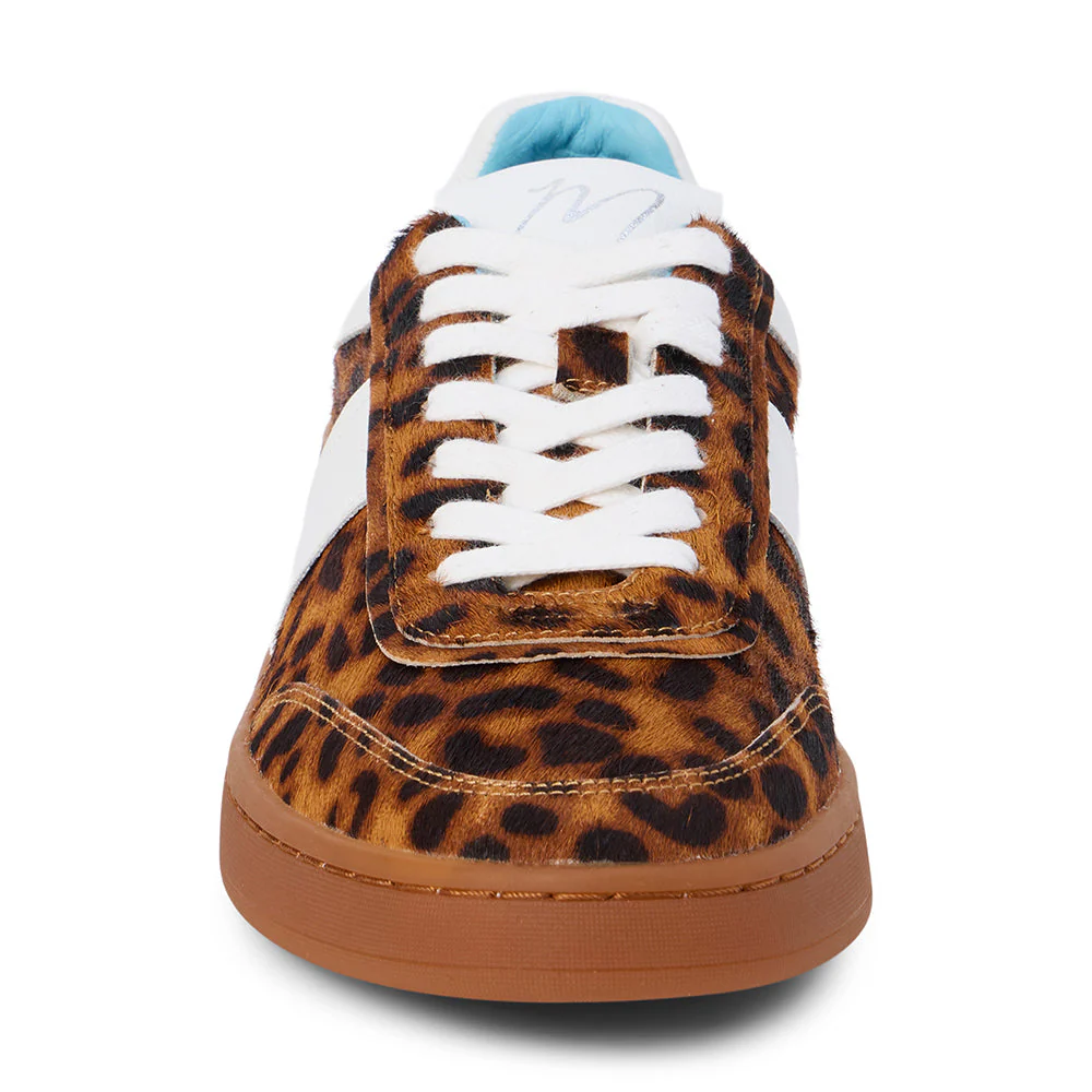 Matisse Quincy Low-Top Sneaker in Tan Leopard - Image 4