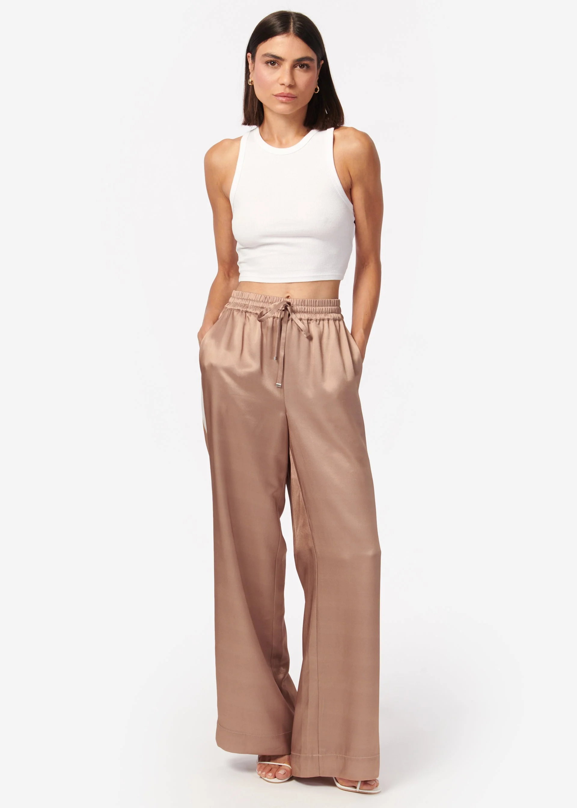 Camy NYC Reggie Pants in Latte - Image 3