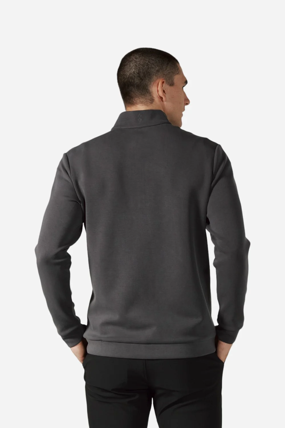 7 Diamonds Rev 1/4 Zip Modal Anthracite - Image 3