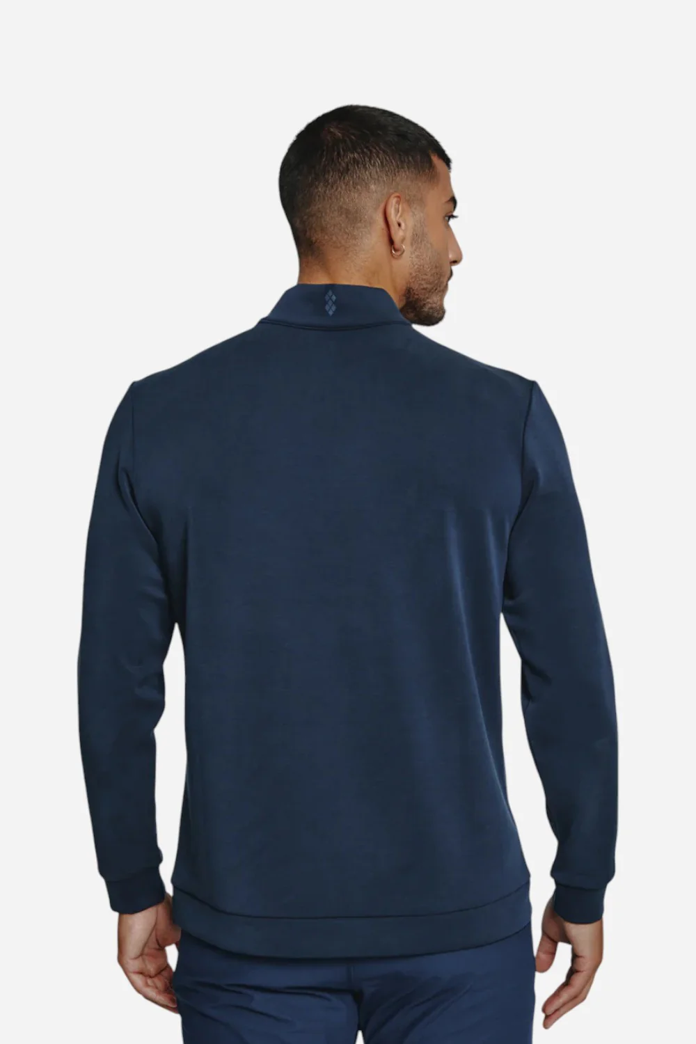 7 Diamonds Rev Quarter-Zip in Navy - Image 3