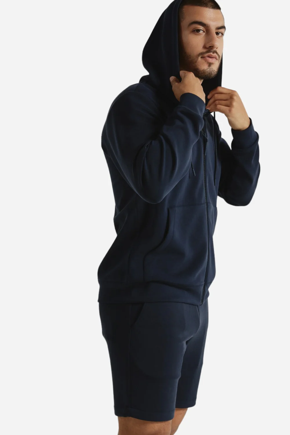 7 Diamonds Rev Full Zip Hoodie Navy - Image 5